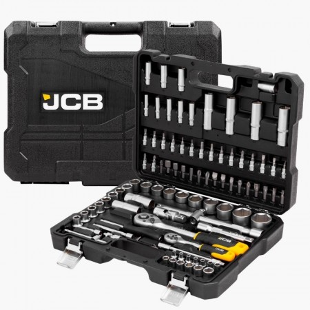 Професионално Гедоре 94 части 1/2 и 1/4  JCB , JCB-4941-5