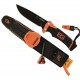 Нож за оцеляване Ultimate Bear Grylls, за къмпинг, 25 см, комплект за оцеляване + кания