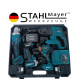 Комплект Немски Акумулаторни Безчеткови Машини 4в1 Stahl Mayer 36V 8Ah Ъглошлайф,Гайковерт,Винтоверт и Перфоратор