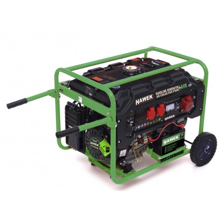 Бензинов монофазен генератор HAWEK Pro HK6500 , 420cc , 25 л, 6,5 kW Made in Germany 