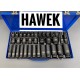Hawek professional tools немски ковани ударни вложки 1/2 35ч 8-32мм