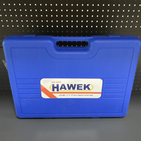 HAWEK professional tools - Немско гедоре с ковани дълбоки вложки 21ч 3/4 