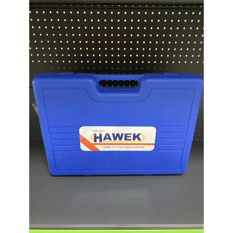 HAWEK professional tools - Немско гедоре с ковани дълбоки вложки 21ч 3/4 