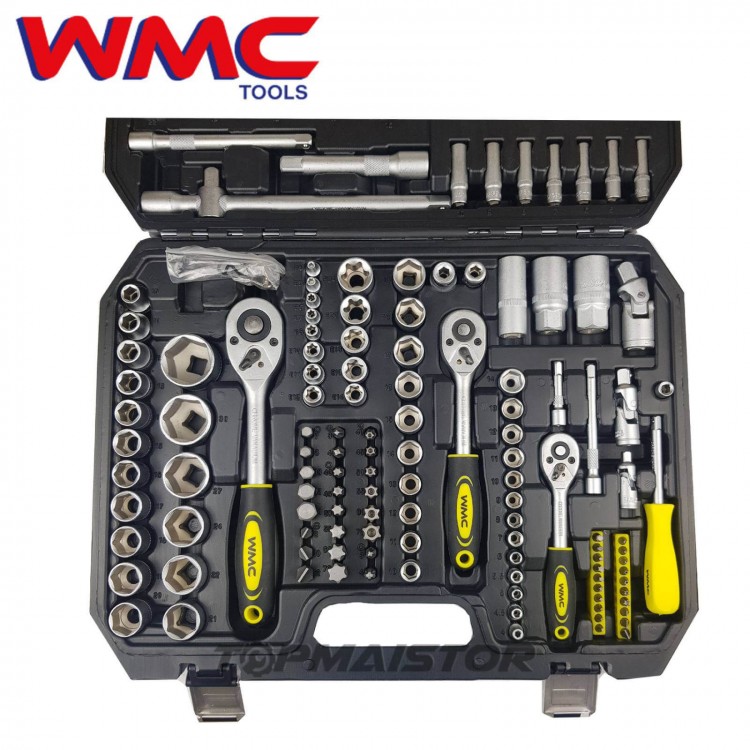 Куфар с инструменти 172ч WMC Гедоре с 3бр тресчотка