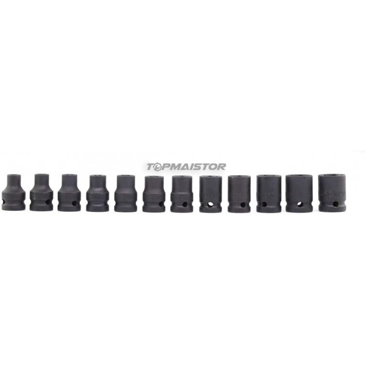 Немски Ударни Вложки 1/2" Stahlmayer  35 Части - стандартни + дълбоки вложки