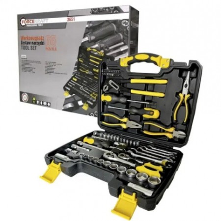 Комплект инструменти 65 части FORCE Kraft 