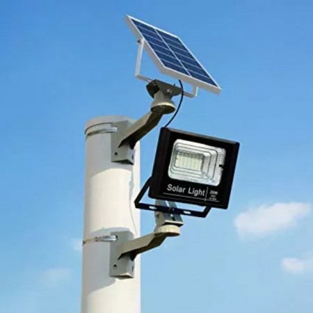 LED лампа със соларен панел 100W подходяща за улично осветление