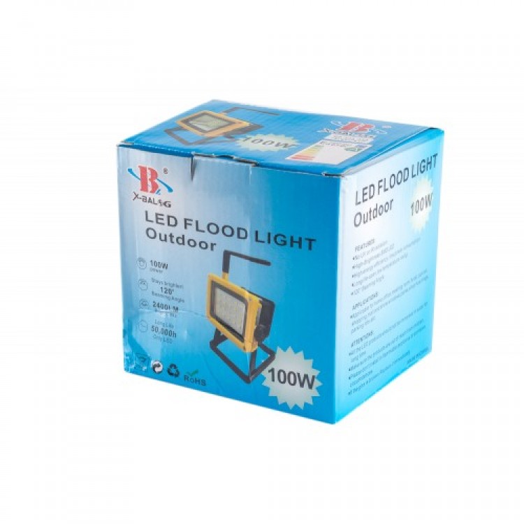 Преносим LED прожектор X-Balog TG-204 с акумулаторни батерии