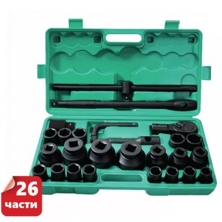 Гедоре камионджийско 26 части, 3/4" & 1" ,21-65mm