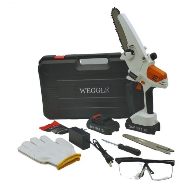 Резачка за Клони WEGGLE 36V 10Ah Акумулаторна с автоматично омасляване