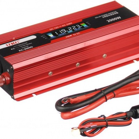 НЕМСКИ Инвертор за камион или кола CEJ 12V 24V - 220V, 2000W