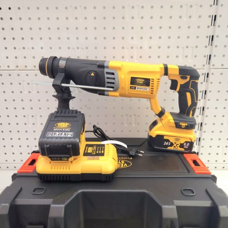 Акумулаторен Перфоратор VERMARK STARKE / 24V, 6Ah / с 2 батерии