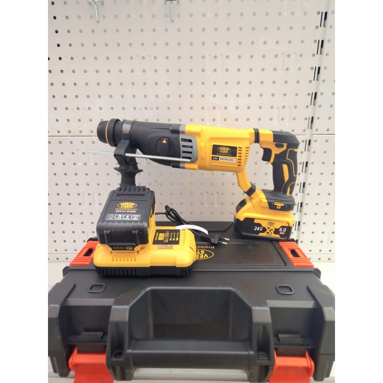 Акумулаторен Перфоратор VERMARK STARKE / 24V, 6Ah / с 2 батерии