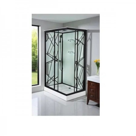 Хидромасажна душ кабина DECO BLACK, в черно