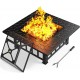 2024 модел 3в1 маса "FIRE" барбекю, камина, ледарка 