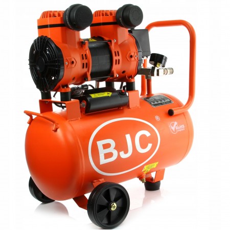 Монофазен безмаслен бутален компресор за въздух BJC JN1500A   1.5 kW, 220 л/мин, 8 бара, 24 л