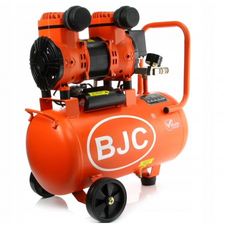 Монофазен безмаслен бутален компресор за въздух BJC JN1500A   1.5 kW, 220 л/мин, 8 бара, 24 л