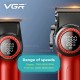 Професионалният комплект VGR Stepless 4 в 1 в куфар - Тример, Шейвър/Самобръсначка, Машинка и Сешоар + гребени и аксесоари